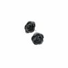 Alchemy Of England Jewelry Black Rose Earring Studs 2 Alchemy Of England Jewelry Black Rose Earring Studs