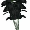 Funny Fashion Pom-poms & Other Props Black Flower Decor