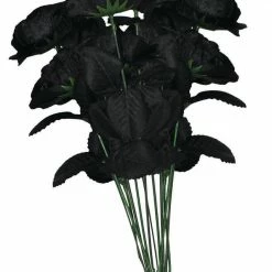 Funny Fashion Pom-poms & Other Props Black Flower Decor