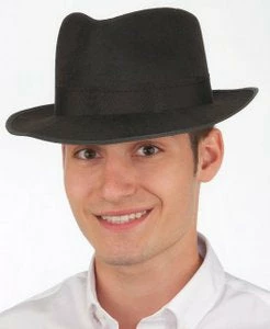 JH Company Black Fedora Period Decades