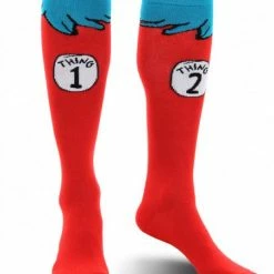 Elope Thing 1/2 Socks (Adult) Dr. Seuss