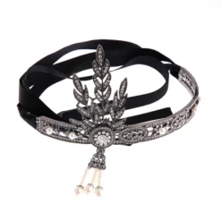 SAM Corporation Rhinestone Flapper Headband