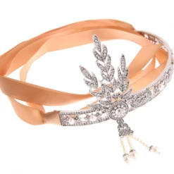 SAM Corporation Rhinestone Flapper Headband