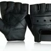 Perfectly Punk Fingerless Leather Biker Gloves Themes