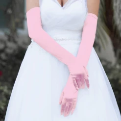 Sophia Light Opera Length Satin Glove (Adult) Accessories