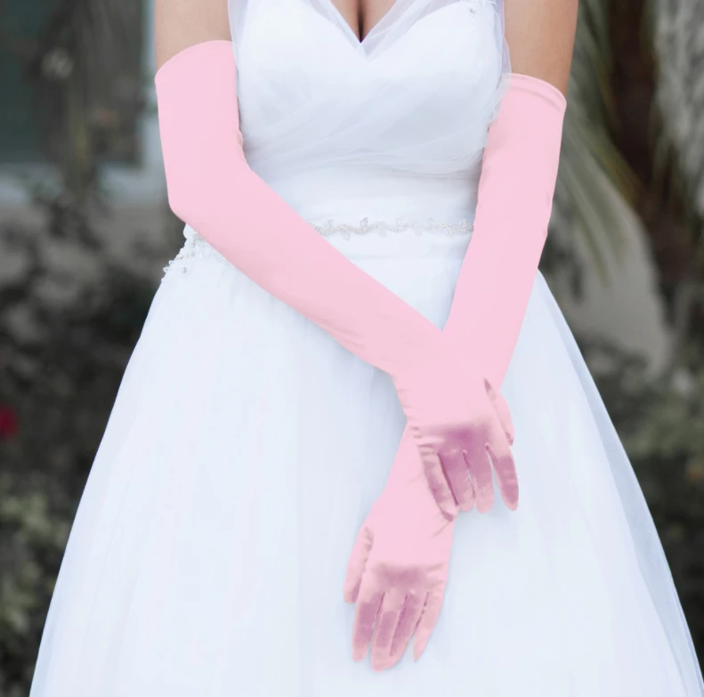 Sophia Light Opera Length Satin Glove (Adult) Accessories 4 Sophia Light Opera Length Satin Glove (Adult) Accessories