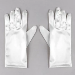 Sophia Accessories Satin Wrist Length Gloves (Child)