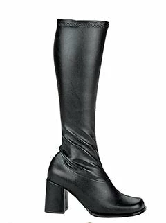 Ellie Shoes Go-Go Boots Black (Adult) Costume 3 Ellie Shoes Go-Go Boots Black (Adult) Costume