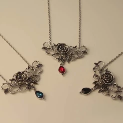 SAM Corporation Thorn Rose Necklace