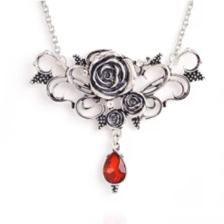 SAM Corporation Thorn Rose Necklace