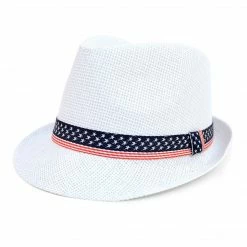 Westend Patriotic Trilby Fedora Hat