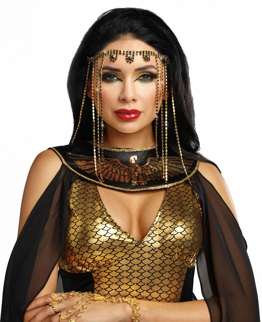 Dreamgirl Shimmer Rhinestone Headpiece Egyptian, Greek & Roman 3 Dreamgirl Shimmer Rhinestone Headpiece Egyptian, Greek & Roman