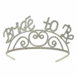 Beistle Headwear Glitter Bride To Be Crown