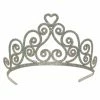 Beistle Headwear Glitter Tiara Crown (Silver)
