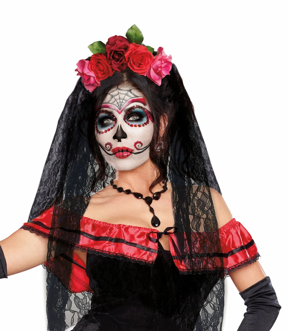 Dreamgirl Holidays Day Of The Dead Headpiece 3 Dreamgirl Holidays Day Of The Dead Headpiece