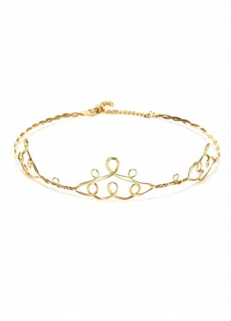Elope Scrolled Gold Circlet 3 Elope Scrolled Gold Circlet
