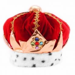 Elope King Plush Hat Red