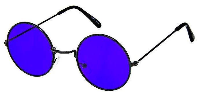 PR Glasses Themes Round Glasses Colored Lens 4 PR Glasses Themes Round Glasses Colored Lens