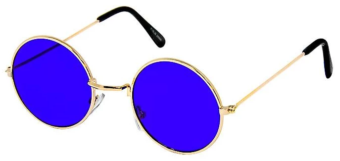 PR Glasses Themes Round Glasses Colored Lens 5 PR Glasses Themes Round Glasses Colored Lens