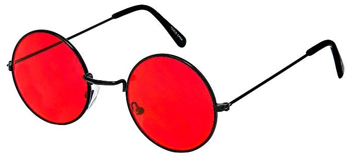 PR Glasses Themes Round Glasses Colored Lens 10 PR Glasses Themes Round Glasses Colored Lens