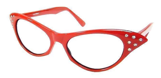 PR Glasses 50's Cat Eye Glasses 5 PR Glasses 50's Cat Eye Glasses
