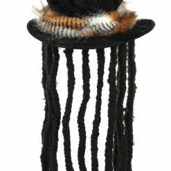 Elope Witch Doctor Plush Hat With Dreads Accessories