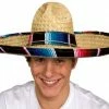 JH Hat Company Sombrero With Serape Trim Band (Adult)