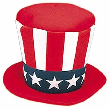JH Hat Company Uncle Sam Style Patriotic Hat
