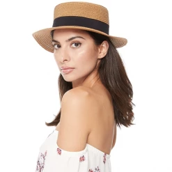 Selini Accessories Straw Skimmer Hat