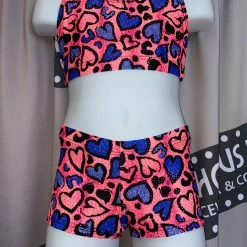 Motionwear Wild Hearts Racerback Bra Top (Child)