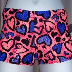 Motionwear Wild Hearts Printed Shorts (Child)