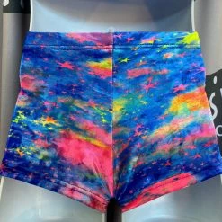 Motionwear Dance Boutique Velour Clouds Printed Shorts (Child)