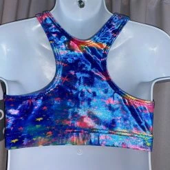 Motionwear Velour Clouds Racerback Bra Top (Child)