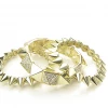 SAM Corporation Spike Bangle Bracelet (Gold)