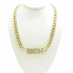 SAM Corporation Themes "Rich" Gold Necklace