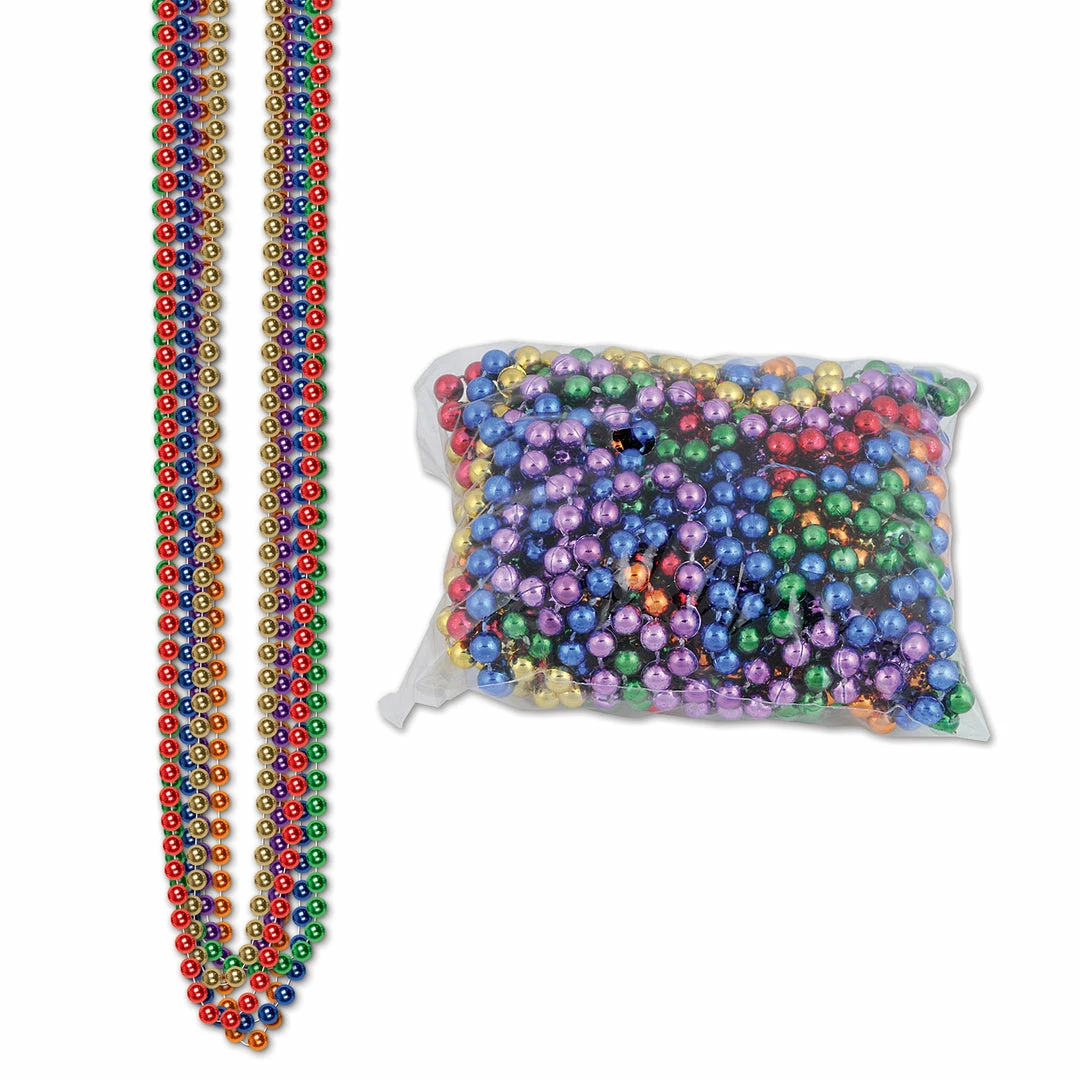 Beistle Other Jewelry Mardi Gras Beads-12 Pack 4 Beistle Other Jewelry Mardi Gras Beads-12 Pack