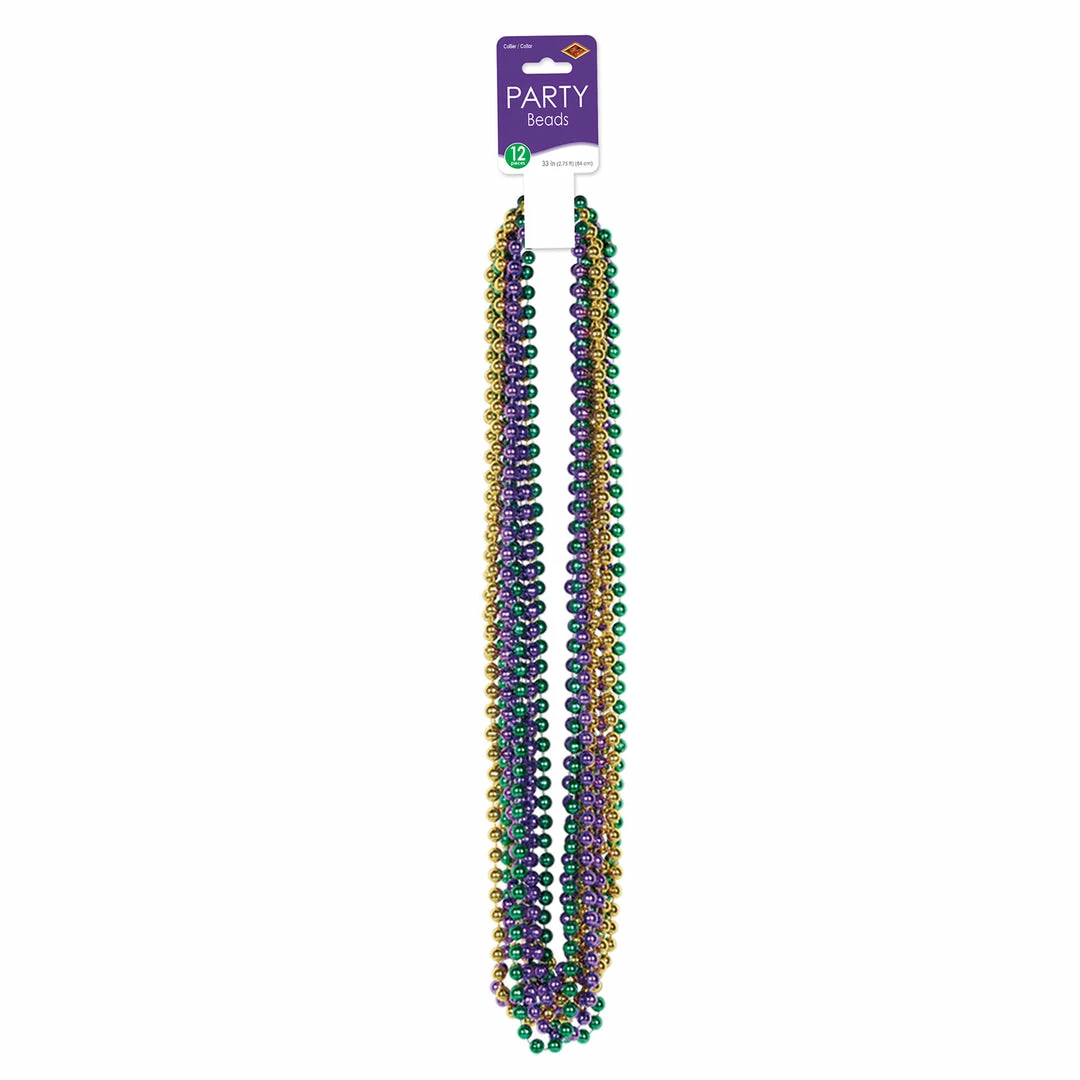Beistle Other Jewelry Mardi Gras Beads-12 Pack 22 Beistle Other Jewelry Mardi Gras Beads-12 Pack