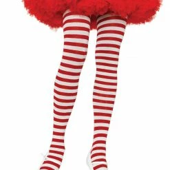 Leg Avenue Holidays Striped Tights (Plus)
