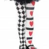 Leg Avenue Harlequin And Heart Tights (Child)
