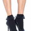 Leg Avenue Themes Nylon Anklet With Lace Ruffle
