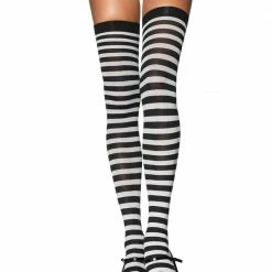 Leg Avenue Legwear Striped Stockings (Plus)