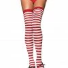 Leg Avenue Holidays Striped Stockings 2 Leg Avenue Holidays Striped Stockings