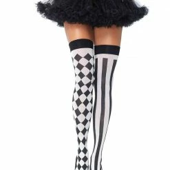 Leg Avenue Harelquin Thigh Highs Themes