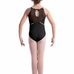 Mirella Halter Print Trim Leotard (Child) Dance Boutique