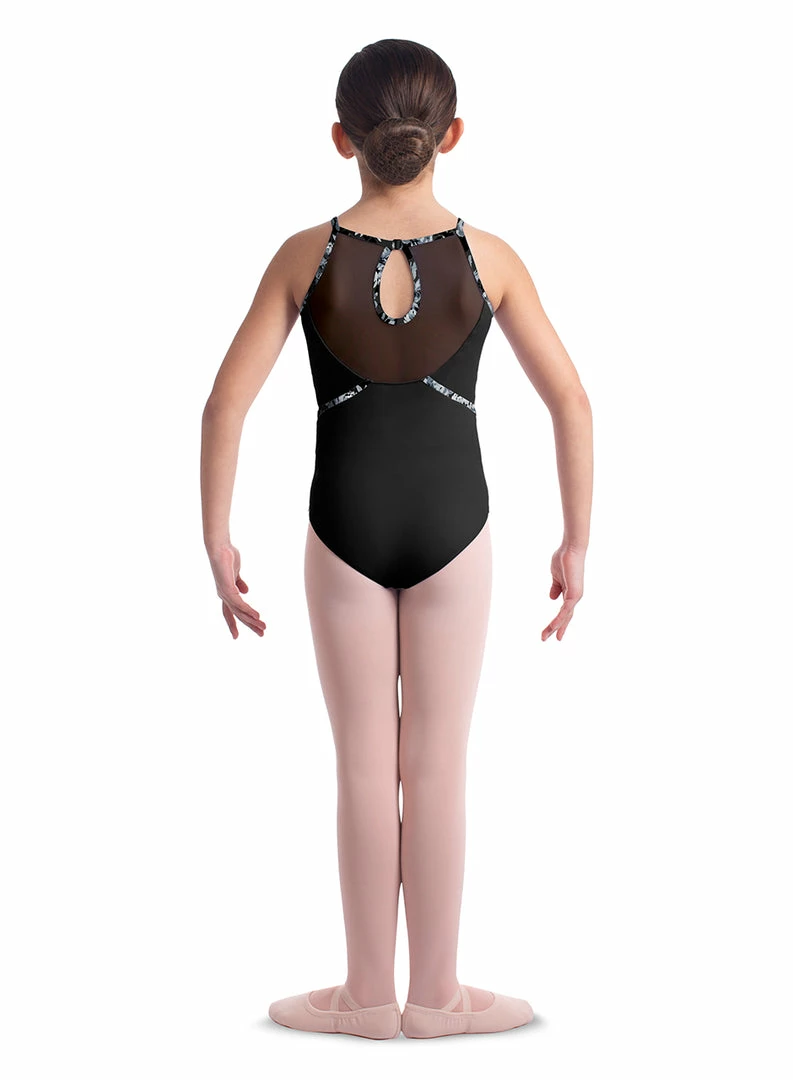 Mirella Halter Print Trim Leotard (Child) Dance Boutique 4 Mirella Halter Print Trim Leotard (Child) Dance Boutique