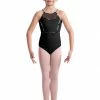 Mirella Halter Print Trim Leotard (Child) Dance Boutique