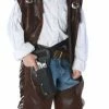 Underwraps Cowboy Chaps & Vest (Child) Boys