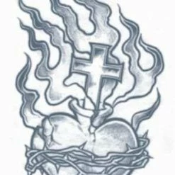 Tinsley Transfers Heart Prison Tattoo Accessories