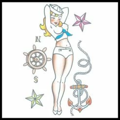 Tinsley Transfers Sailor Pin Up Girl