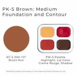 Personal Makeup Kit (Brown Tones) By Ben Nye 8 Personal Makeup Kit (Brown Tones) By Ben Nye